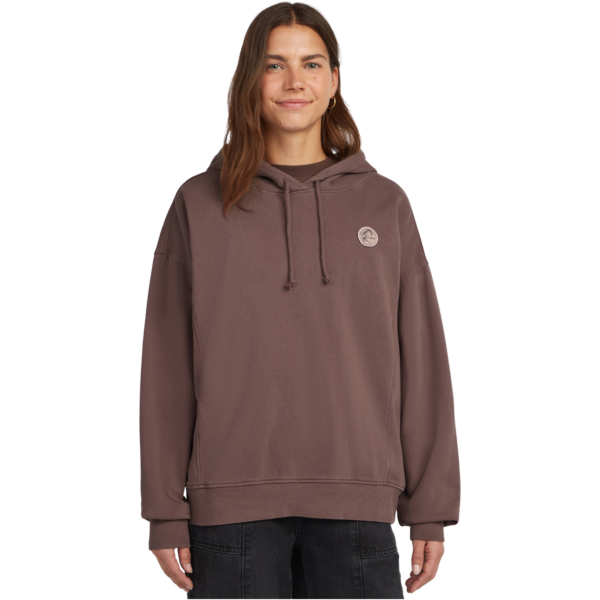 2026 O'Neill Womens O'riginals Badge Hoodie 1750134 - Purple Gray